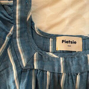 Blue and White Striped Pietsie Blouse